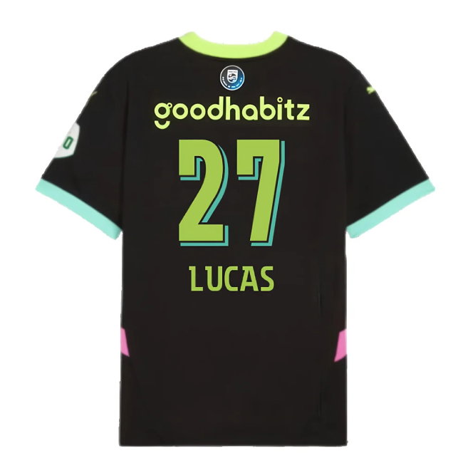 2024-2025 PSV Eindhoven Away Shirt (Lucas 27)