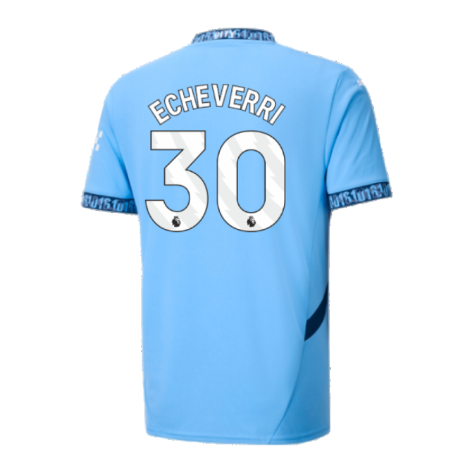2024-2025 Man City Home Shirt (Echeverri 30)