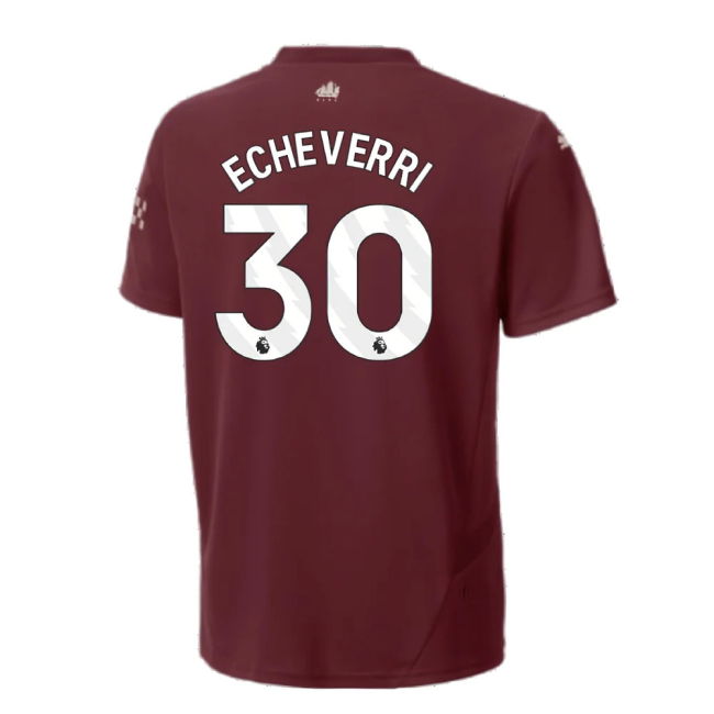 2024-2025 Man City Third Shirt (Kids) (Echeverri 30)