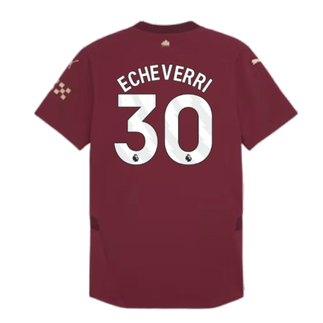 2024-2025 Man City Third Authentic Shirt (Echeverri 30)