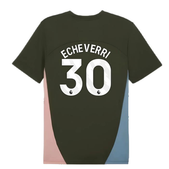 2024-2025 Man City Training Shirt (Myrtle) (Echeverri 30)