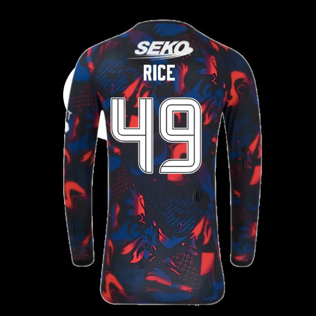 2024-2025 Rangers Long Sleeve Third Shirt (Rice 49)