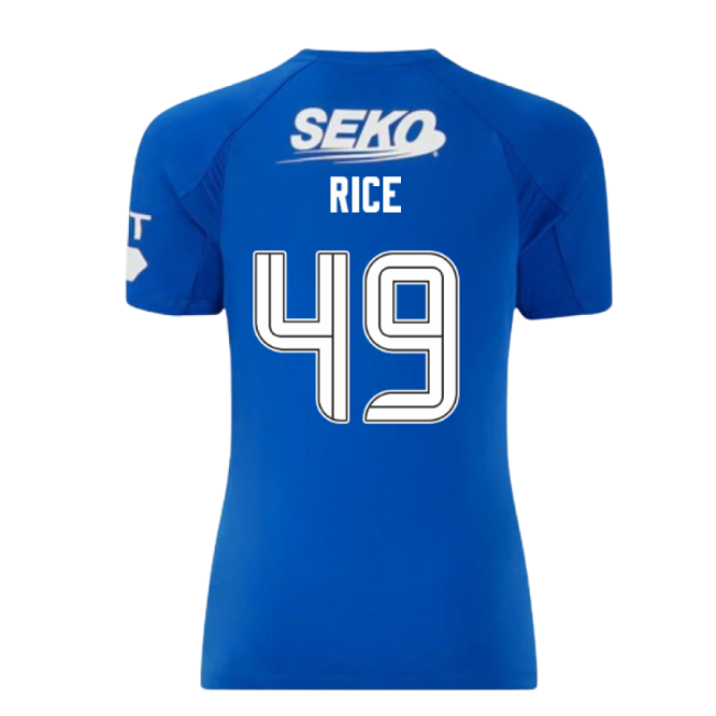2024-2025 Rangers Home Shirt (Womens) (Rice 49)