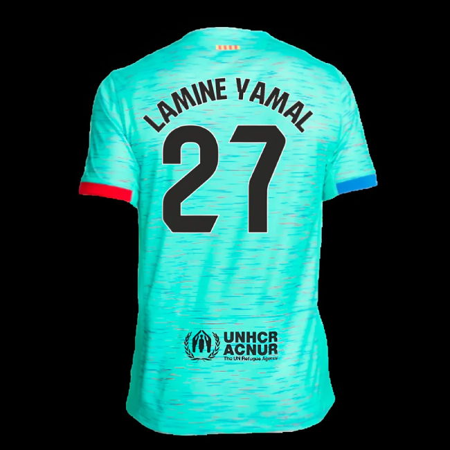 2023-2024 Barcelona Third Shirt (Lamine Yamal 27)