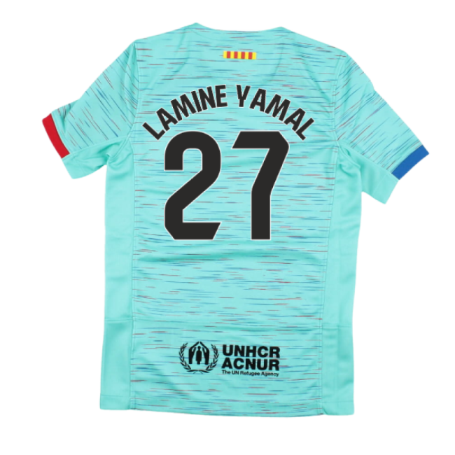 2023-2024 Barcelona Third Shirt (Kids) (Lamine Yamal 27)