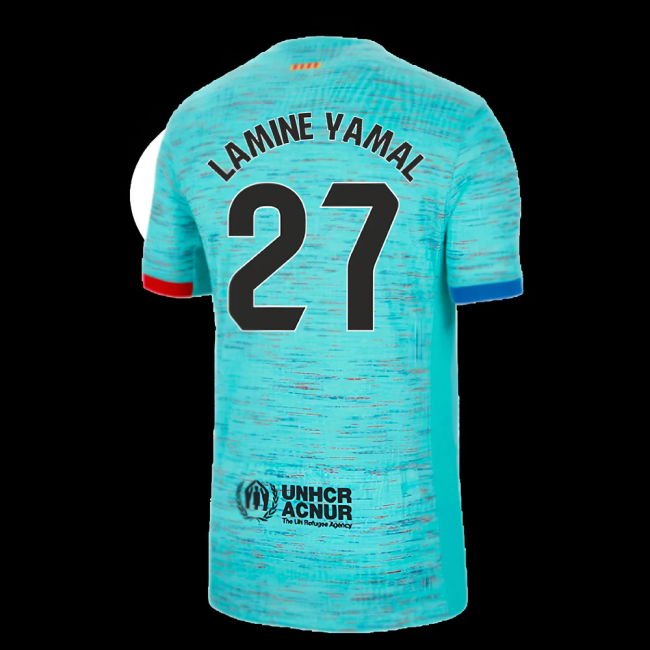 2023-2024 Barcelona Authentic Third Shirt (Lamine Yamal 27)