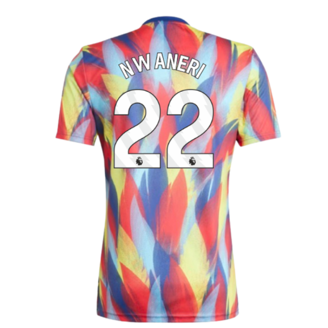 2025-2026 Arsenal Pre-Match Shirt (Victory Blue) (Nwaneri 22)