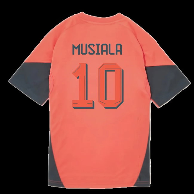2025-2026 Bayern Munich Training Shirt (Easy Coral) - Kids (Musiala 10)