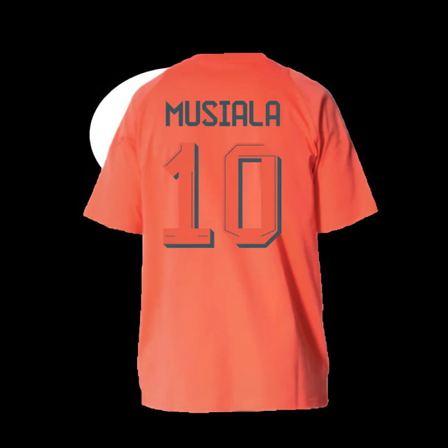 2025-2026 Bayern Munich Training Tee (Easy Coral) - Kids (Musiala 10)