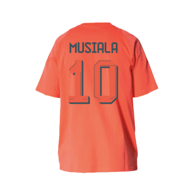 2025-2026 Bayern Munich Training Tee (Easy Coral) - Kids (Musiala 10)
