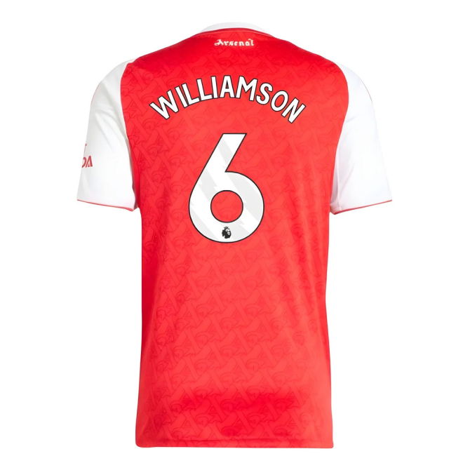 2025-2026 Arsenal Home Shirt (Williamson 6)