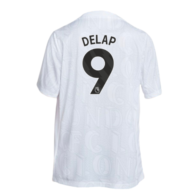 2025-2026 Chelsea Academy Pro Pre-Match Football Top (White) (Delap 9)