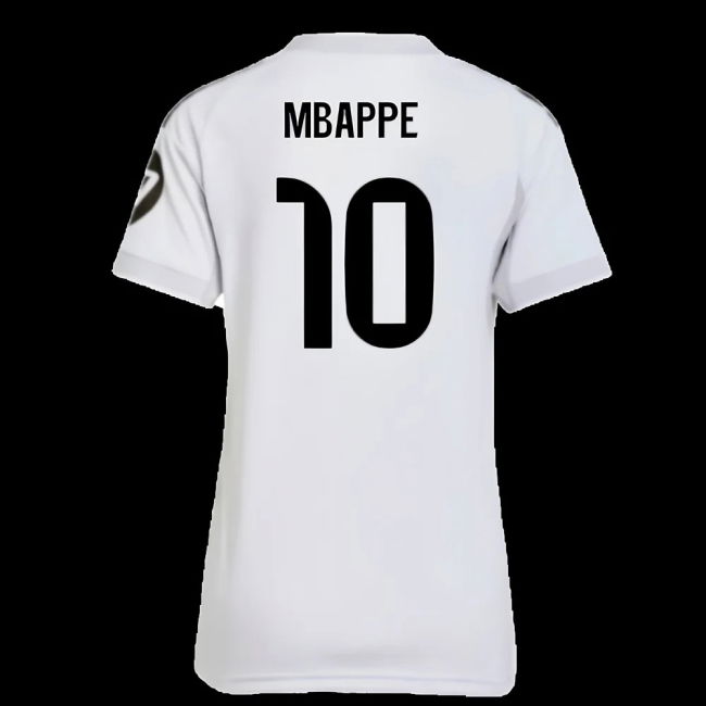 2025-2026 Real Madrid Home Shirt (Womens) (Mbappe 10)