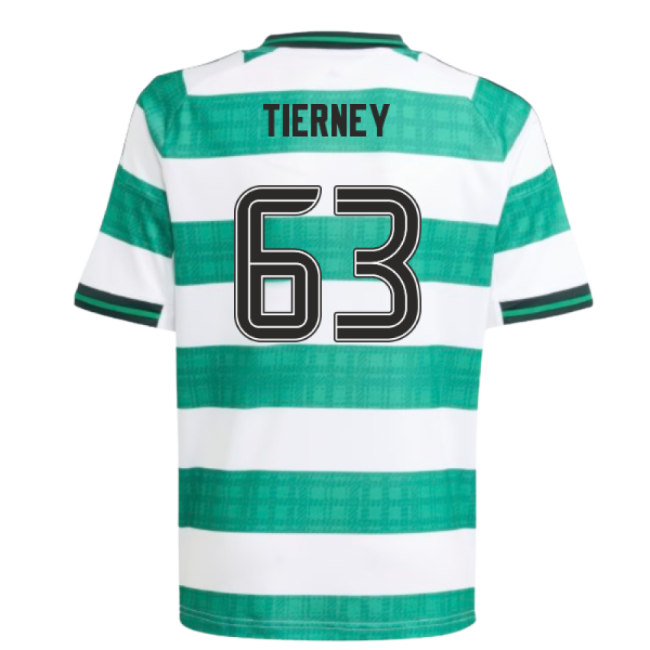 2025-2026 Celtic Home Shirt - Kids (Tierney 63)