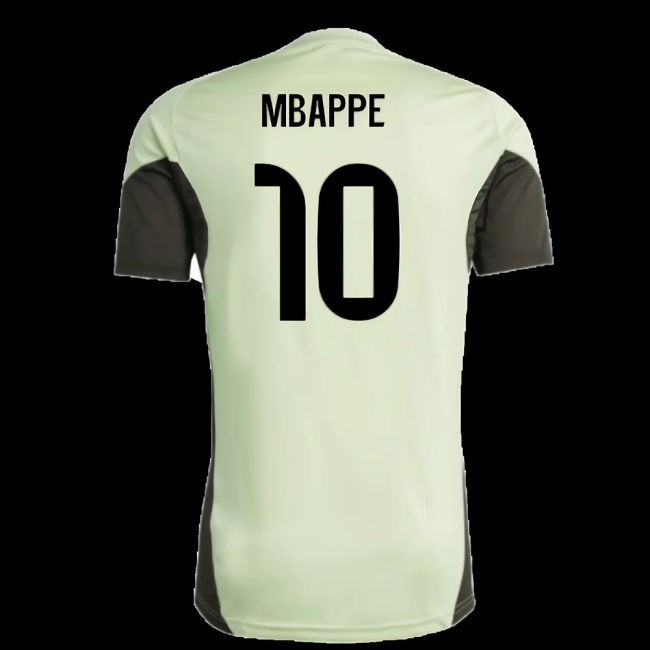 2025-2026 Real Madrid Training Jersey (Almost Lime) (Mbappe 10)