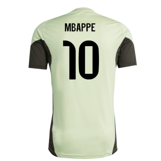 2025-2026 Real Madrid Training Jersey (Almost Lime) (Mbappe 10)