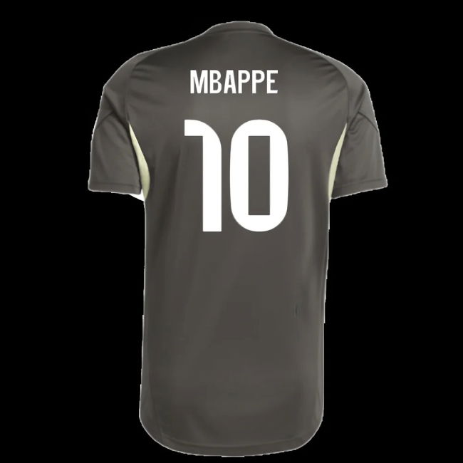 2025-2026 Real Madrid Training Jersey (Utility Grey) (Mbappe 10)