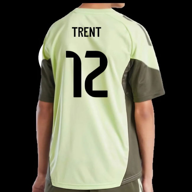 2025-2026 Real Madrid Training Jersey (Almost Lime) - Kids (Trent 12)