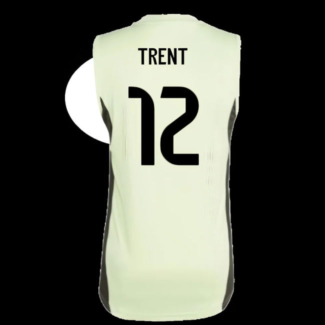 2025-2026 Real Madrid Sleeveless Training Jersey (Almost Lime) (Trent 12)