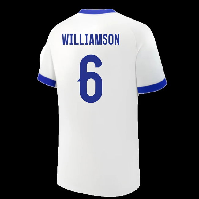 2025 England Womens Team Home Shirt (Kids) (WILLIAMSON 6)