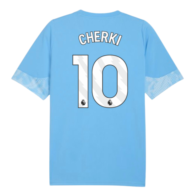 2025-2026 Man City Training Jersey (Light Blue) (Cherki 10)