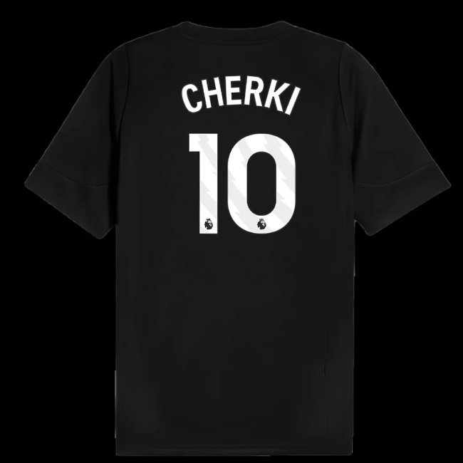 2025-2026 Man City Training Jersey (Black) (Cherki 10)