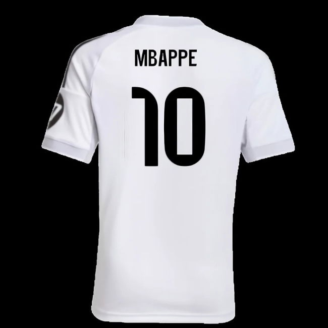 2025-2026 Real Madrid Home Shirt (Kids) (Mbappe 10)