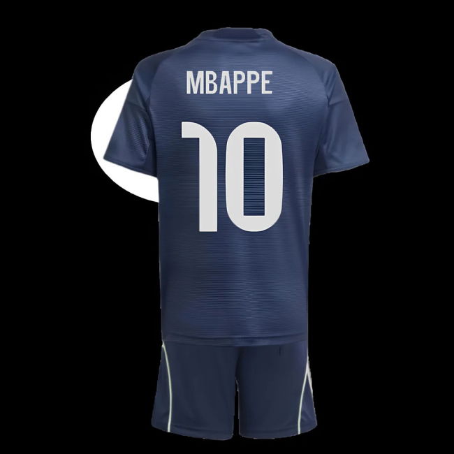 2025-2026 Real Madrid Away Youth Kit (Mbappe 10)