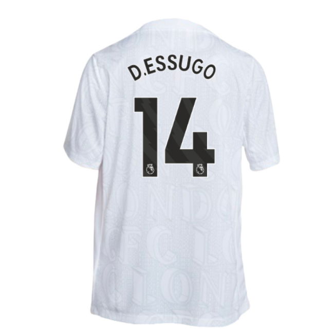 2025-2026 Chelsea Academy Pro Pre-Match Football Top (White) (D.Essugo 14)