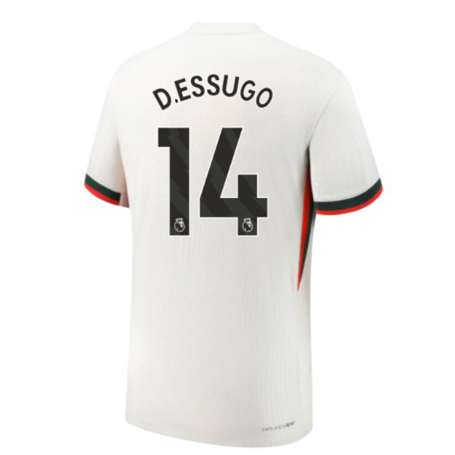 2025-2026 Chelsea Authentic Dri-Fit ADV Away Shirt (D.Essugo 14)