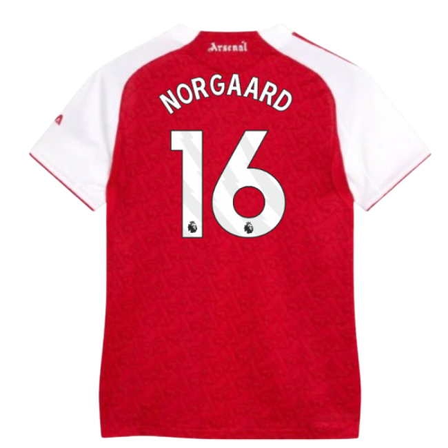 2025-2026 Arsenal Authentic Home Shirt (Womens) (Norgaard 16)