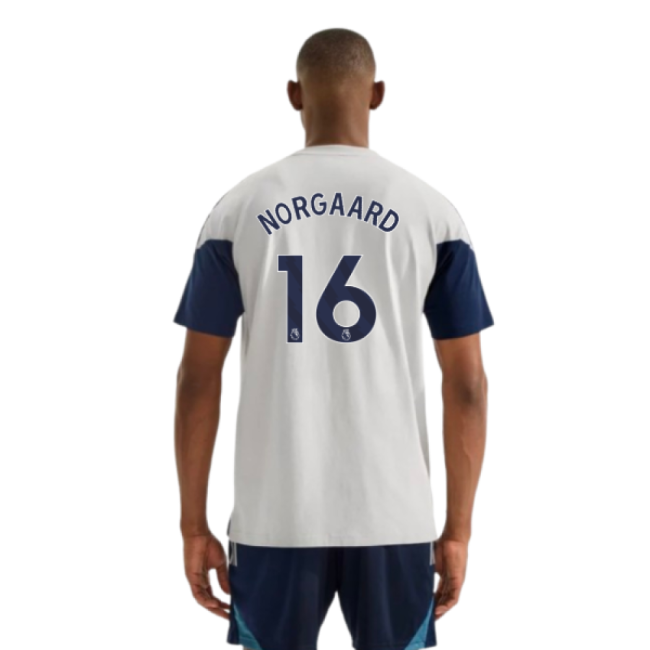 2025-2026 Arsenal Training Tee (Grey) (Norgaard 16)