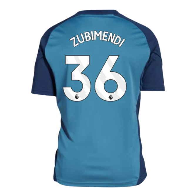 2025-2026 Arsenal Training Shirt (Blanch Blue) - Kids (Zubimendi 36)