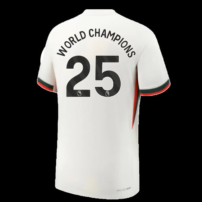2025-2026 Chelsea Authentic Dri-Fit ADV Away Shirt (World Champions 25)