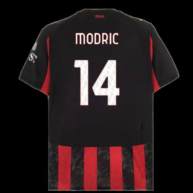 2025-2026 AC Milan Home Shirt (Modric 14)
