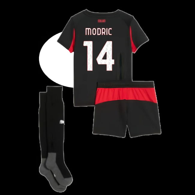 2025-2026 AC Milan Home Mini Kit (Modric 14)