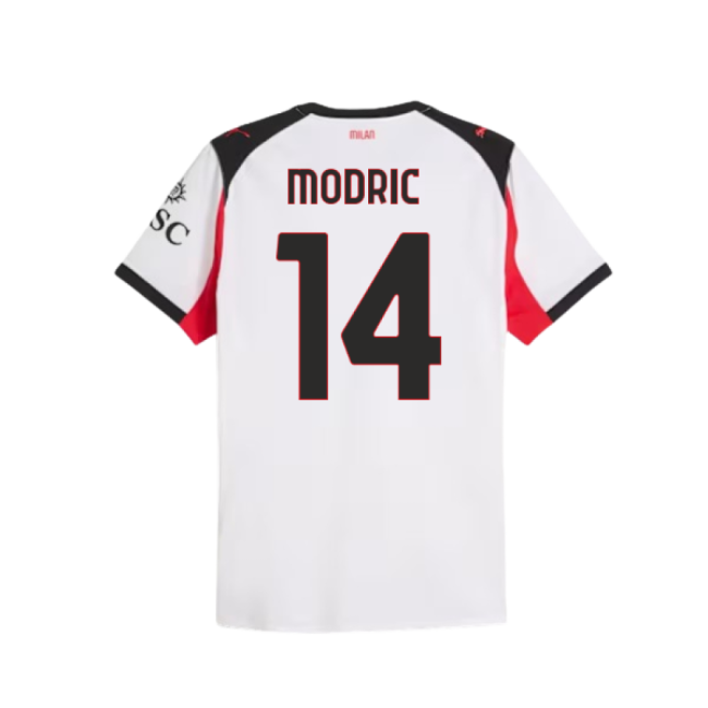 2025-2026 AC Milan Authentic Away Shirt (Modric 14)