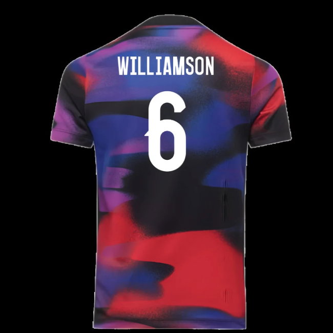 2025-2026 England WEC Academy Pro Pre Match Shirt (Kids) (WILLIAMSON 6)