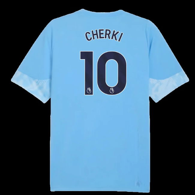 2025-2026 Man City Training Jersey (Light Blue) - Kids (Cherki 10)