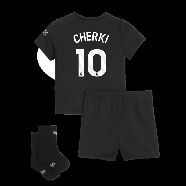 2025-2026 Man City Away Baby Kit (Cherki 10)