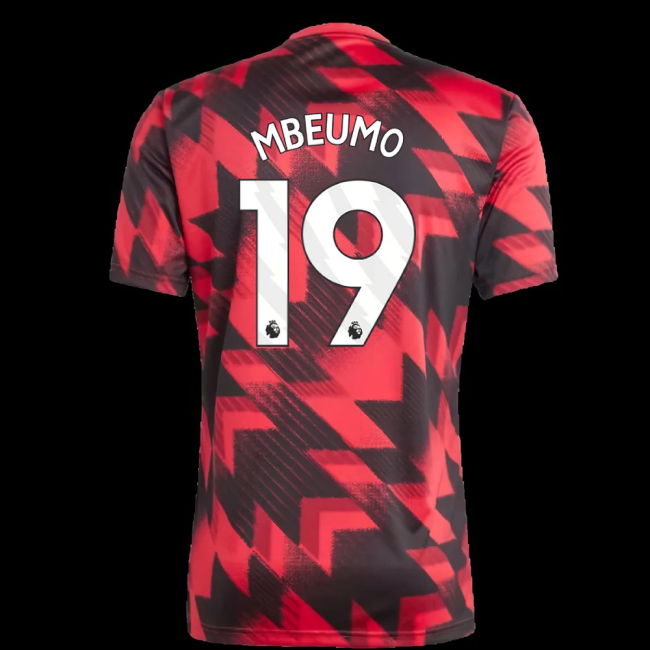2025-2026 Man Utd Pre-Match Shirt (Red) (Mbeumo 19)