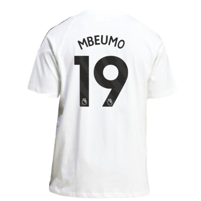 2025-2026 Man Utd Training Tee (White) (Mbeumo 19)