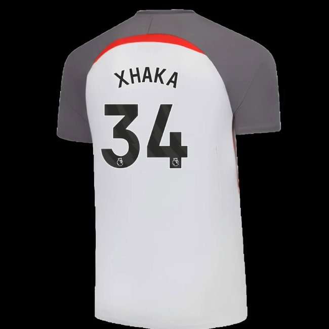 2025-2026 Sunderland Training Jersey (White) (Xhaka 34)