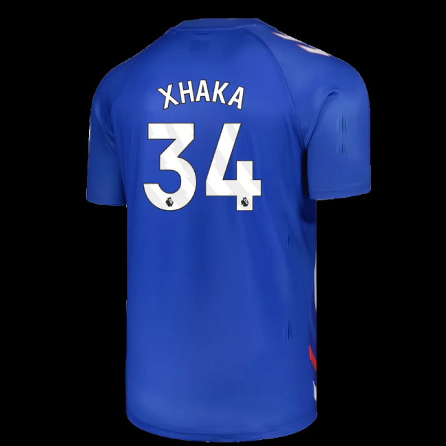 2025-2026 Sunderland Away Pre-Match Jersey (Blue) (Xhaka 34)