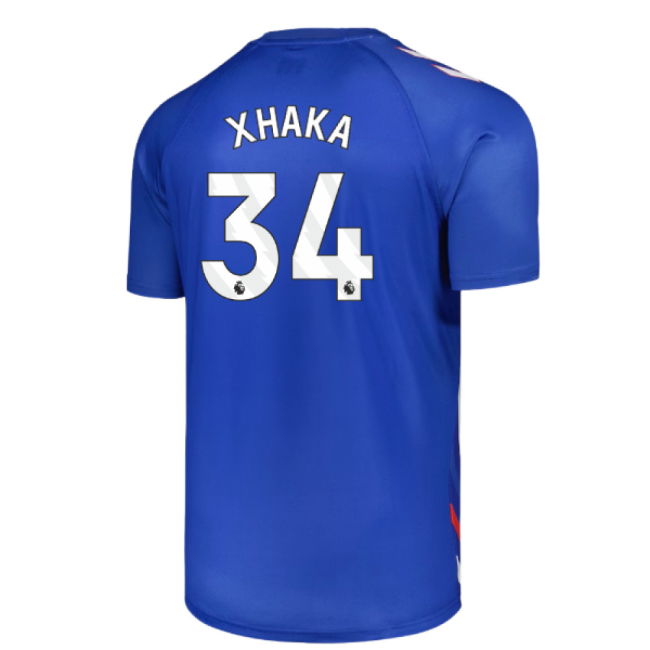 2025-2026 Sunderland Away Pre-Match Jersey (Blue) - Kids (Xhaka 34)