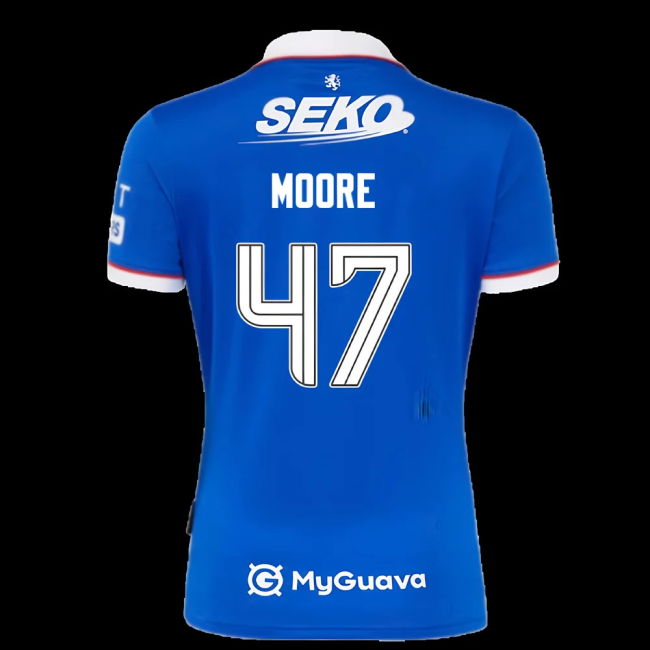 2025-2026 Rangers Home Shirt (Moore 47)