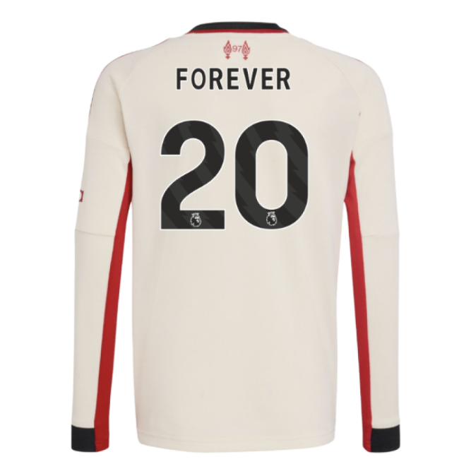 2025-2026 Liverpool Away Long Sleeve Shirt (Kids) (Forever 20)