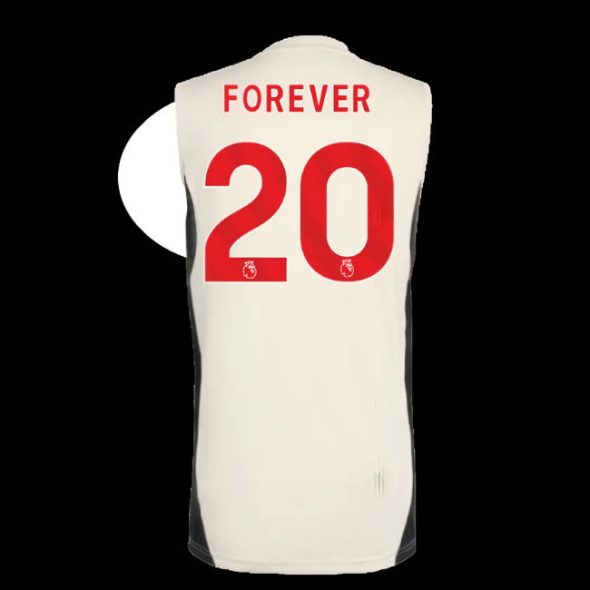 2025-2026 Liverpool Sleeveless Jersey (White) (Forever 20)