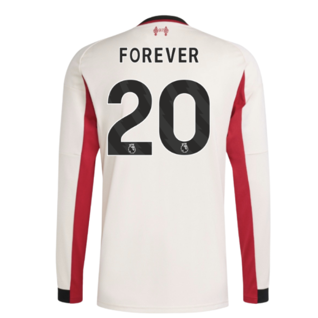 2025-2026 Liverpool Long Sleeve Away Shirt (Forever 20)