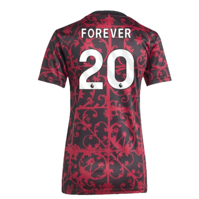 2025-2026 Liverpool Pre-Match Shirt (Black) - Womens (Forever 20)